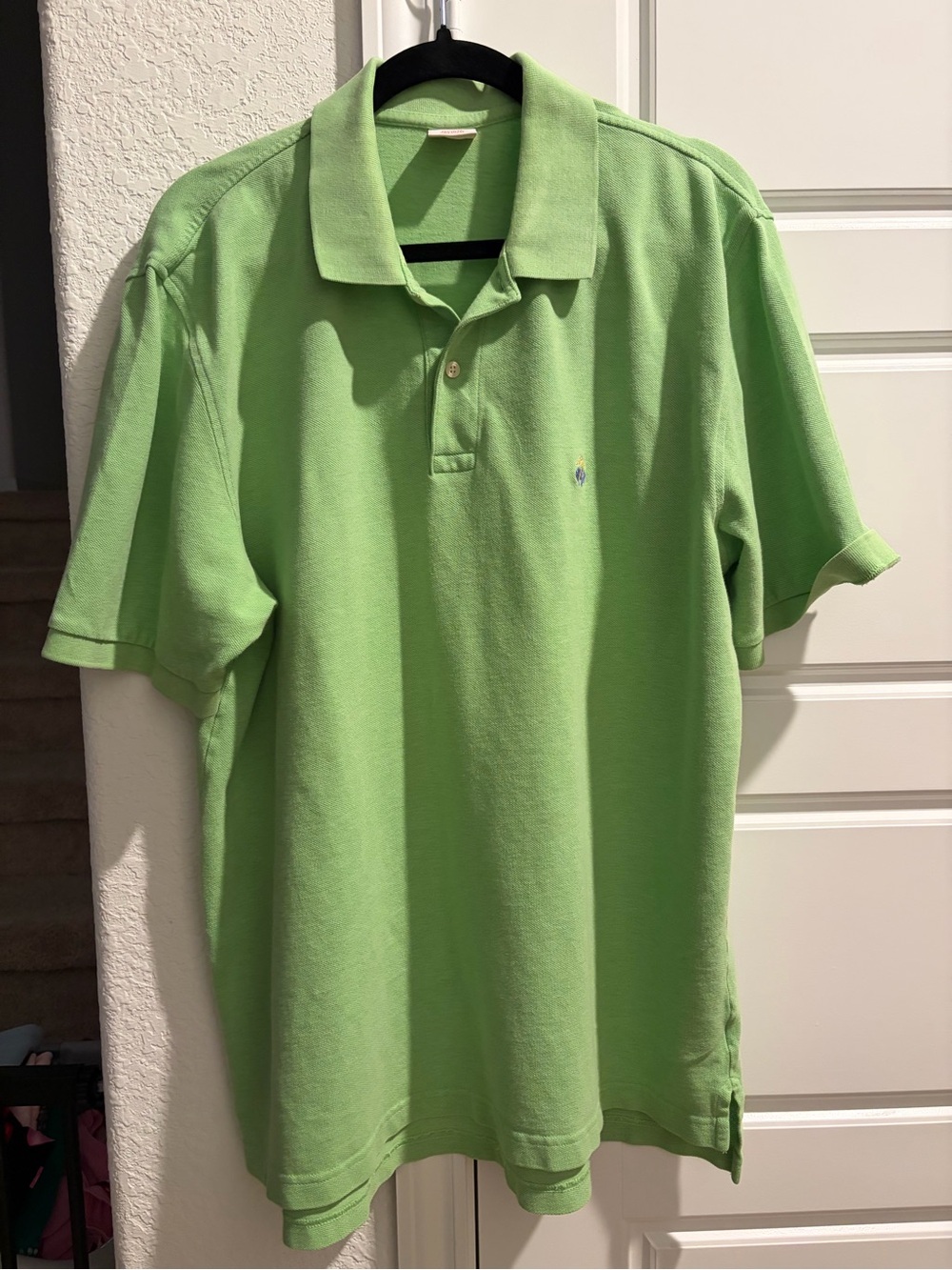 Brooks Brothers Light Green Pique Polo
